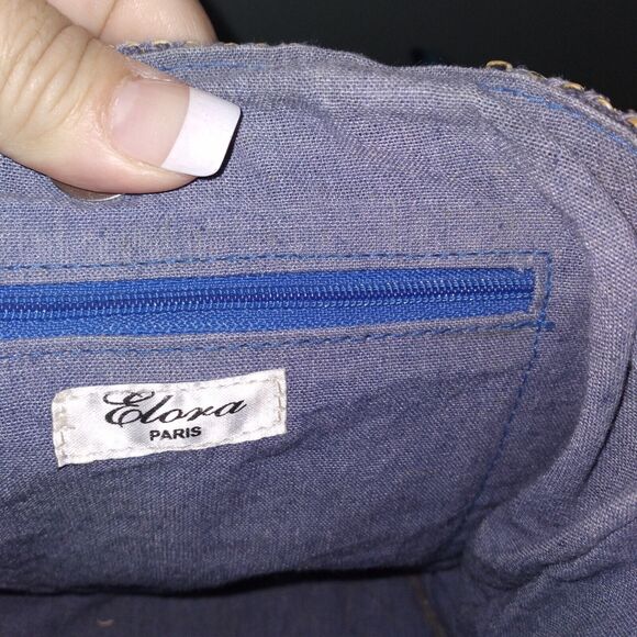 Elora Paris Handbag wooden handles and bottom - Picture 5 of 5